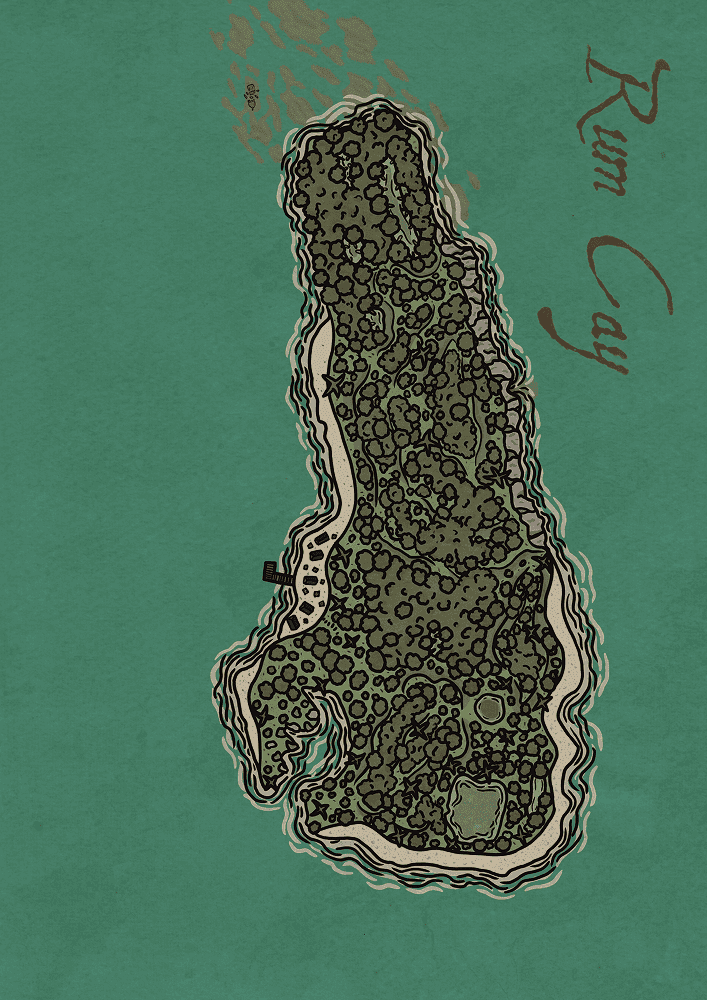 Carte de Rum cay