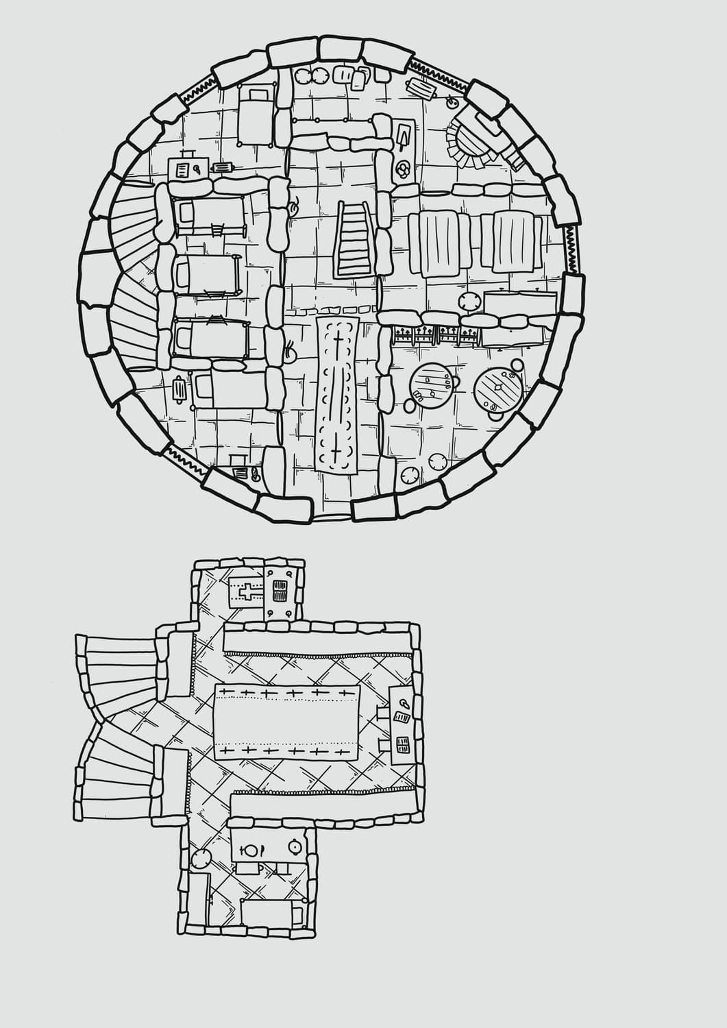 Carte du donjon de l’Inquisiteur