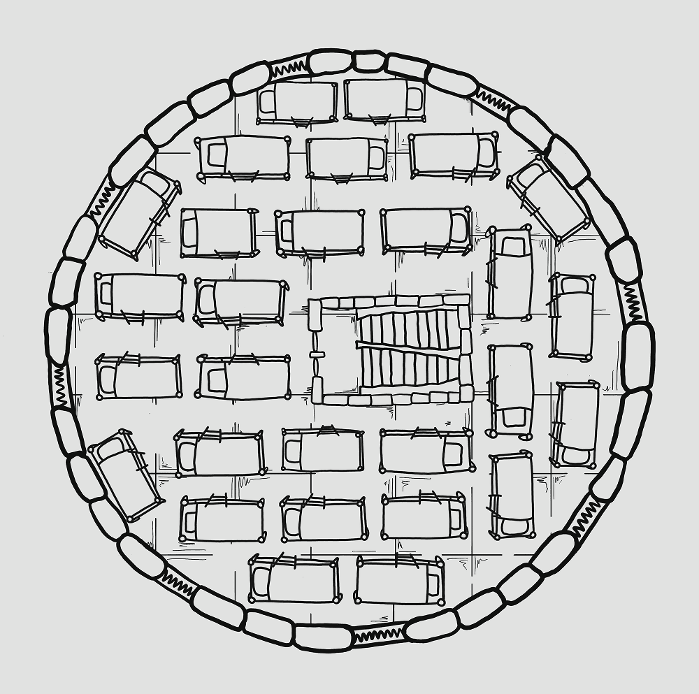 Carte du donjon de l’Inquisiteur
